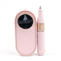 Ponceuse à Ongles Électrique Professionnelle 40000 tr/min Portable Rechargeable pour Acrylique et Gel, Idéale pour Salon de Manucure