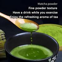 Poudre de matcha biologique sans gluten, sans ingrédients artificiels, pour les boissons santé végétaliennes, les smoothies et les recettes de pâtisserie