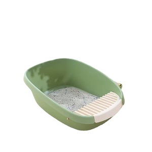 Cat litter <b>box</b>, fully open cat toilet, semi-enclosed splash-proof litter <b>box</b>, cat supplies, <b>extra</b>-<b>large</b> litter <b>box</b>, super <b>large</b> - Product Image 1