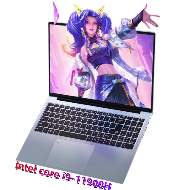 Factory Direct Notebook Pc RJ45 Full Function Type-C Ram DDR4 8GB 16GB 32GB 15.6 Inch IPS Intel Core I9 11th Gen Gamer Laptop
