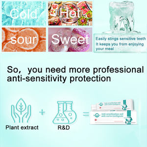 Dentifricio per la sensibilità In-Stock con fluoro per l'idrossiapatite Anti-cavità per la cura delle gengive dei <span class=keywords><strong>denti</strong></span> sensibili - Product Image 6