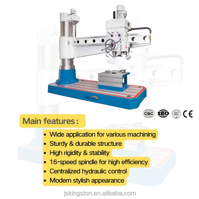 Kingston Radial Drilling Machine Heavy Duty Industrial Metal Hole Drilling Workshop Equipment