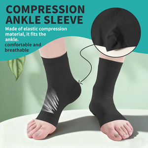 Chaussettes de compression et manchon de cheville pour le soulagement de la fasciite plantaire, de la tendinite d'<span class=keywords><strong>Achille</strong></span> et des épine calcanéenne - Compression 20-30 mmHg pour la vie quotidienne - Product Image 4
