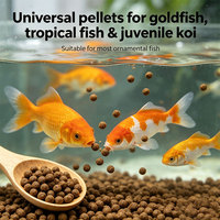 Aliment Granulaire en Gros pour Poissons d'Aquarium Tropicaux et Koi, Saveur Naturelle, Riche en Protéines, pour Poissons Rouges, Vente en Gros OEM