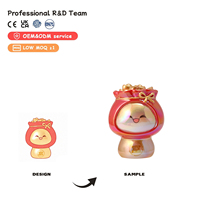 Fortune Snake Baby Mystery Toy Box Lucky Fruit Groente Thema Harsfiguur Nieuwjaar Collectible Standbeeld Festivalcadeau