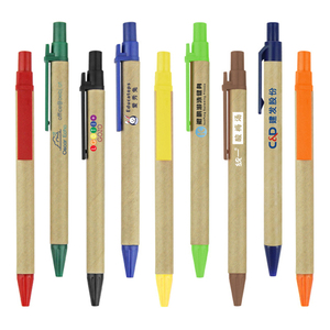 Penna a Sfera Ecologica Personalizzata con Logo Stampato, in Bambù, Punta da 1.0mm, <span class=keywords><strong>Scrittura</strong></span> Fluida, per Ufficio e Scuola - Product Image 2