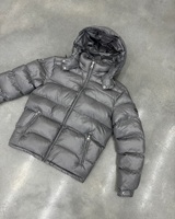 Blouson d'hiver matelassé pour homme grande taille en toile imperméable respirant style streetwear surdimensionné rembourré en polyester couleurs personnalisées