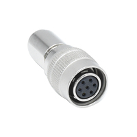 Connecteur étanche IP67 HR10A-7P-6S circulaire 4 6 7 10 12 broches caméra industrielle alimentation mâle femelle prise connecteur de câble de soudage