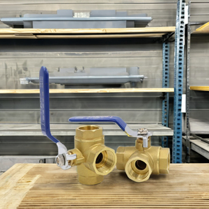 Válvula de bola de latón de 3 vías de la mejor calidad con conexión de rosca NPT hembra para la industria del petróleo y el gas - Product Image 3