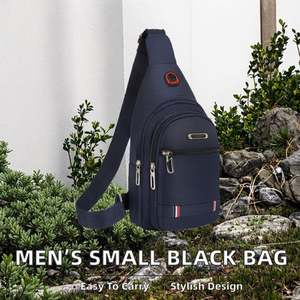 Waterproof Luxury Lightweight Large One-<b>Shoulder</b> Men's <b>Nylon</b> Messenger <b>Bag</b> for All Seasons - Product Image 2