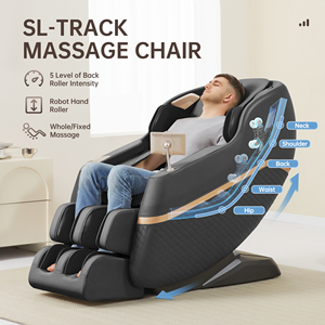 Kursi Pijat <span class=keywords><strong>Shiatsu</strong></span> Mewah Desain Baru dengan Spa Kaki, Pijat Seluruh Tubuh, Kursi Pijat Zero Gravity - Product Image 2