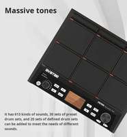 Création de groupe et enregistrement avec Avatar Electronic Drum Pad, contrôleur de percussion multi-pad pour spectacles en direct sur scène