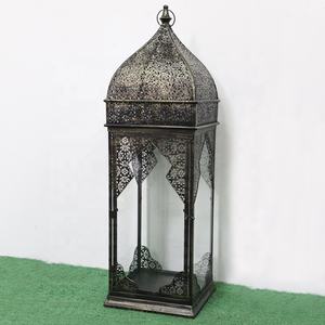 Luckywind Phong Cách Cổ Điển Pháp Đau Khổ Kim Loại Đèn Lồng Nến - Product Image 5