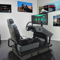 Simulateur de conduite automobile, simulateur d'apprentissage de la conduite, simulateur de démonstration de conduite sécurisée