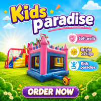 Château gonflable commercial pour enfants, modèle princesse, idéal pour la location événementielle - Vente en gros