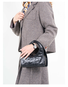 Nuevo Bolso de Mano Grande con Cierre de Diseño Vintage, Bolsos de Hombro Tipo Hobo para Mujer, Bolsos de Moda para Fiesta o Negocios - Product Image 6