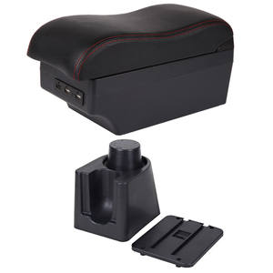 Boîte d'<span class=keywords><strong>accoudoir</strong></span> Vtear en ABS avec porte-gobelet USB |   Accessoire de rangement intérieur <span class=keywords><strong>pour</strong></span> Chevrolet Lova - Product Image 1