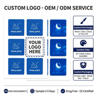 Service OEM ODM HLK, fabricant professionnel de patchs de sommeil personnalisés avec logo, à la lavande, à la camomille et au citron, certifiés CE, durée de conservation de 2 ans