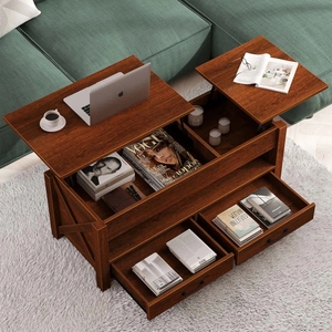 Tavolino da Caffè Rustico <span class=keywords><strong>in</strong></span> <span class=keywords><strong>Legno</strong></span> Cinese per Soggiorno, Tavolino Basso, Mesas de Centro, Basse Salon - Product Image 6