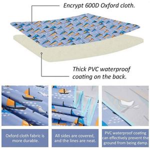 Factory Directly Wholesale Extra Large Foldable Lightweight Durable Waterproof Sand Proof Hiking Picnic <b>Beach</b> Mat <b>Blanket</b> - Product Image 3