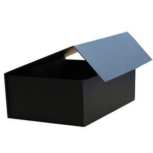 Custom Box With Insert Gift Box With Foam Insert Low MOQ Custom Logo Luxury Black UV Spot Magnetic Closure Rigid Cardboard Gift Box With Eva Foam Insert