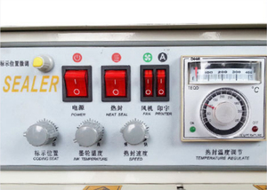 HZPK FR-980 Máquina Automática de Sellado Térmico Continuo para Bolsas de Plástico y Papel - Product Image 4