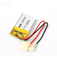 Oem 301525 Mode baterai isi ulang 80mAh kantong Lithium baterai polimer Lithium-ion baterai saku sel baterai