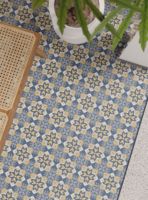 Carreaux de sol en céramique rustique émaillée 200*200*8.5mm pour salle de bain, salle à manger, villa, intérieur