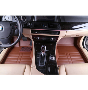 Juego de Alfombrillas de Cuero Premium BORNSELLER - Ajuste Universal para la Mayoría de los Autos, Lujosas, Impermeables, Fáciles de Limpiar, Garantía de 2 Años, 7mm de Grosor, <span class=keywords><strong>3</strong></span>-5 - Product Image 1