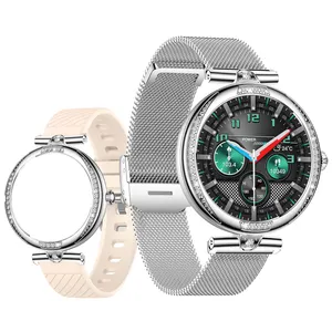 2024 Ultra Smart Watch Android Ios individuelles Logo Damen Smartwatches Sport Überwachung Gesundheit Weitergabe runder Bildschirm Smartwatch