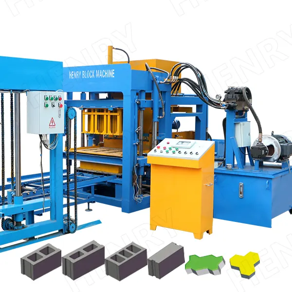 Henry Qt4-18S Block Making Machine Hollow Block Machine to Botswana