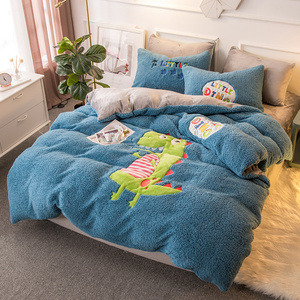 Commercio all'ingrosso Panno Morbido di Berber Set di Biancheria Da Letto di <span class=keywords><strong>Flanella</strong></span> Lenzuolo - Product Image 4