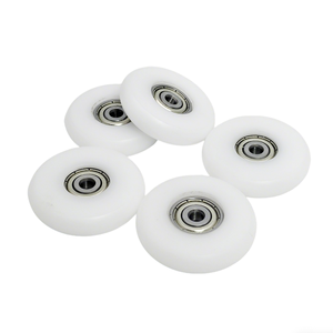 Rouleau POM robuste avec roulement 634ZZ BSR-4-35-7 4x35x7,5 mm Roue <span class=keywords><strong>de</strong></span> roulement ronde <span class=keywords><strong>pour</strong></span> systèmes <span class=keywords><strong>de</strong></span> portes coulissantes <span class=keywords><strong>de</strong></span> convoyeur - Product Image 3