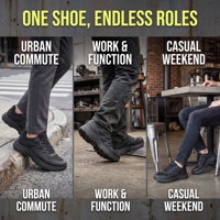 Chaussures de travail légères et respirantes pour l'extérieur, avec semelle antidérapante et résistante aux perforations, pour hommes