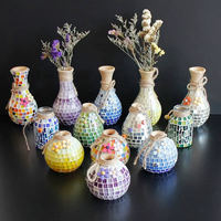 Dropshipping Gift Dropshipping Gift Handmade Diy Material Package Vase en bois Mosaïque Vase Jouets éducatifs Ornements de bureau