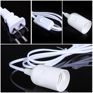 Liweida <span class=keywords><strong>E26</strong></span> <span class=keywords><strong>E27</strong></span> ổ cắm giữ đèn treo dây điện 1.8m chiều dài dây với công tắc nguồn và chúng tôi EU cắm cho trong nhà đèn nhà - Product Image 5