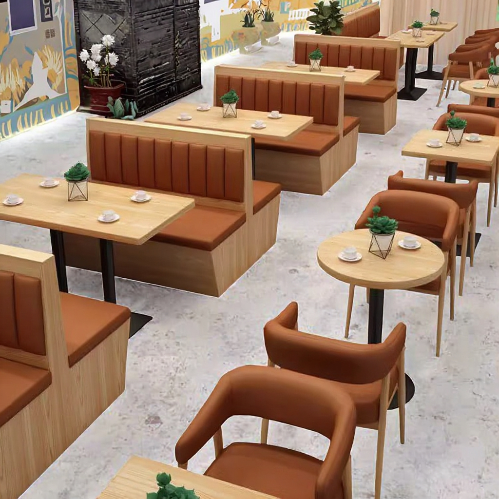 restaurant circular sofa