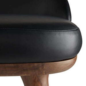 Walsh Counter Brass, Animal Hyde/Hide/Leather, and Wood Durable High Bar <b>Stool</b> for Home Bar & <b>Dining</b> Room - Product Image 6