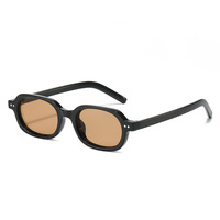 Lunettes de soleil ovales rétro multicolores pour femmes, verres dégradés vintage, lunettes tendance, protection UV400, lunettes de soleil unisexes