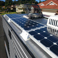 Kit complet de support solaire pour camping-car et yacht, support PV pour l'installation de panneaux