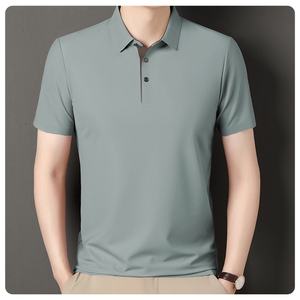 Polos de Golf de alta calidad para hombre, camisetas deportivas de secado rápido, camiseta de uniforme de trabajo con logotipo bordado personalizado - Product Image 6