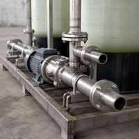 Réservoir de filtration industriel en PRV (fibre de verre) pour média sable, 1000 L/heure, pour système de traitement et filtration de l'eau de puits