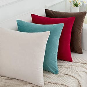 ซอฟท์สแควร์2ชิ้นชุดตกแต่งโยนหมอนครอบคลุมกำมะหยี่ปลอกหมอนสำหรับโซฟาที่นอนเก้าอี้เตียง - Product Image 2