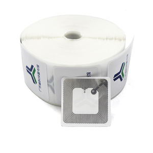 50*50 मिमी लंबी दूरी के यूएचएफ आरएफआईडी स्टिकर टैग 13.56 मेगाहर्ट्ज एचएफ आईएसओ15693 यूआईडी परिवर्तनीय एनएफसी लाइब्रेरी सुरक्षा आरएफआईडी टैग स्टिकर - Product Image 4