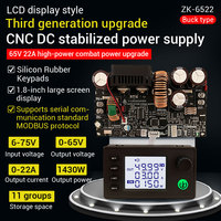 WUZHI 6522 CNC régulateur de tension réglable DC abaisseur alimentation Module de courant à tension constante 22A/1400W troisième génération