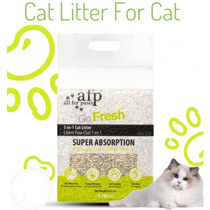 AFP Wholesale Nouvelle arrivée 5-en-1 Litière pour chat Tofu Bentonite forte et agglomérante Sable pour chat mélangé Premium 6L Litière pour chaton Sable pour chats - Product Image 2