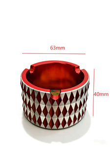 <span class=keywords><strong>Cendrier</strong></span> rond en alliage d'aluminium avec motif <span class=keywords><strong>Bob</strong></span> <span class=keywords><strong>Marley</strong></span> en résine époxy, cylindrique, gaufré diamant, pour cigares - Product Image 3