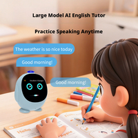 Robot de bureau intelligent IA, 50 groupes d'alarmes personnalisables, machine d'apprentissage précoce pour enfants avec fonction de racontage d'histoires, pour la maison, la chambre et l'étude