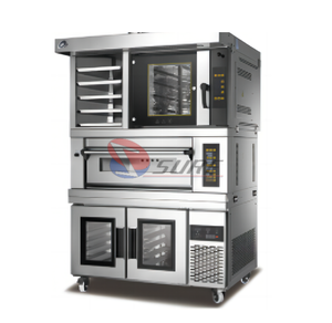 أفران اتفاقية متعددة الوظائف ذات سفينتين مع مدقق صواني كهربائي/يعمل بالغاز - Product Image 1