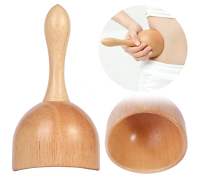 Großhandel Holz Hand massage becher Lymph drainage Massage werkzeuge Körper Holz therapie Massage werkzeuge - Product Image 1